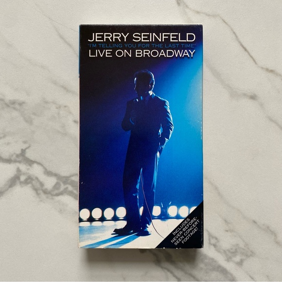Vintage Media Vintage 998 Jerry Seinfeld Live On Broadway Vhs Tape